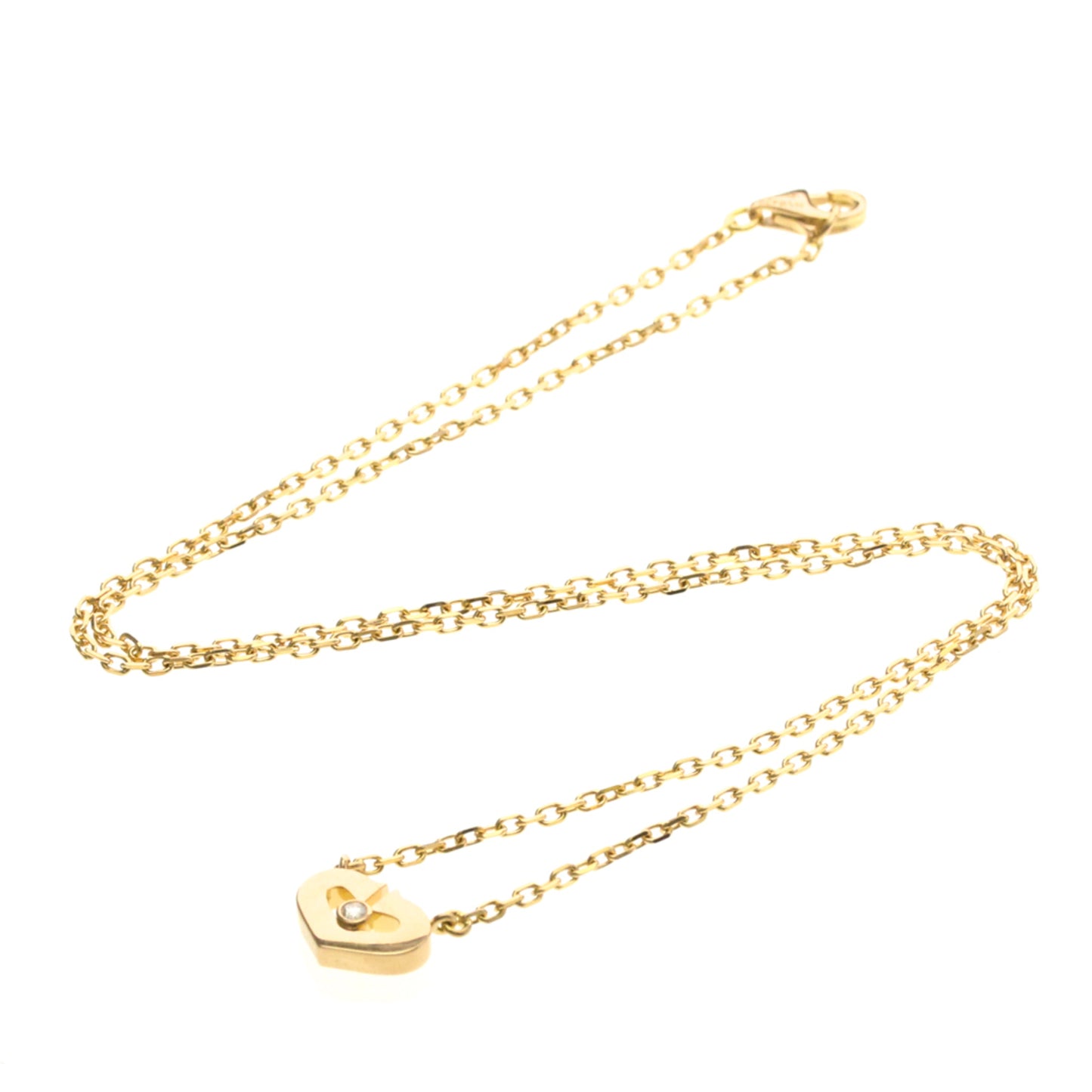 Cartier C Heart de Cartier Pendant 18K Rose Gold with Diamond XS