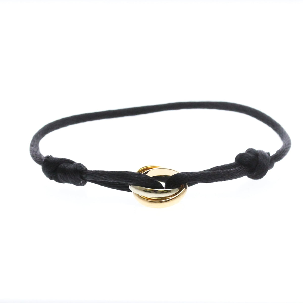 Cartier Trinity On Cord Silk Cord with 18K Tricolor Gold Product Image