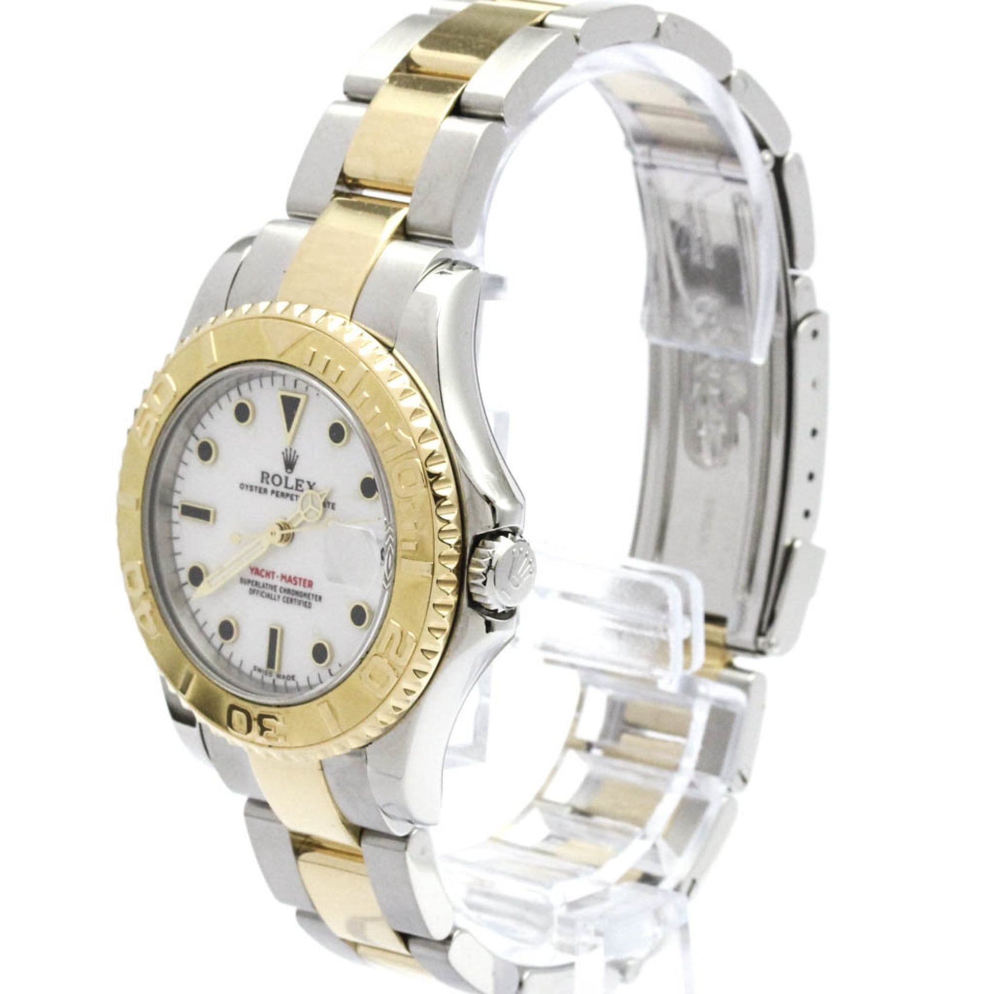 Rolex Oyster Perpetual Yacht-Master Automatic Watch Stainless Steel and Yellow Gold 35