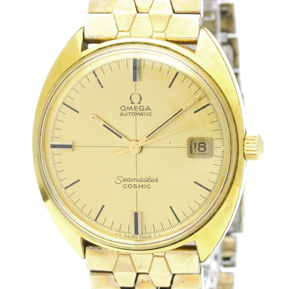 Omega Seamaster Cosmic Automatic Gold Plated 35