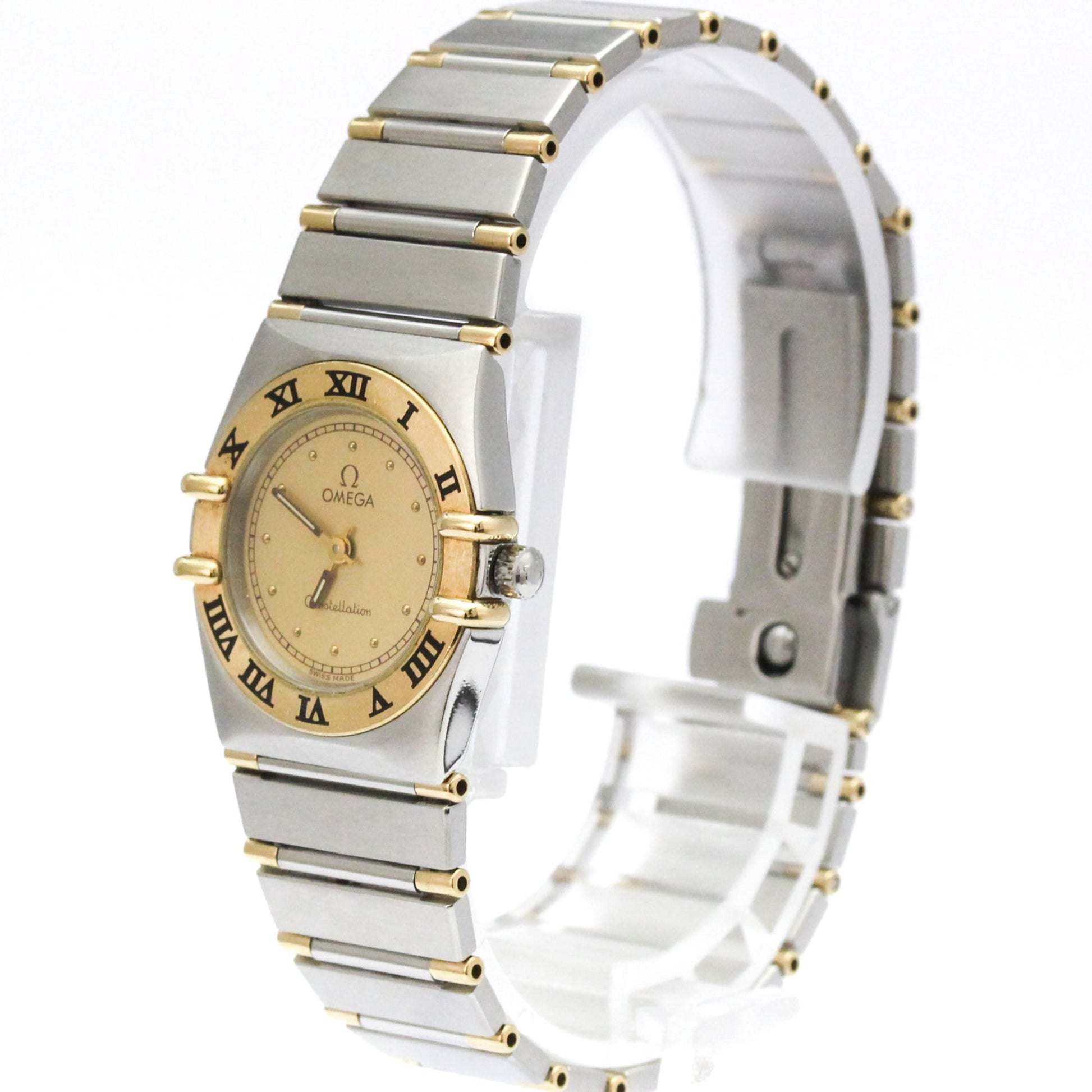 Omega Constellation Quartz Stainless Steel and Yellow Gold 22
