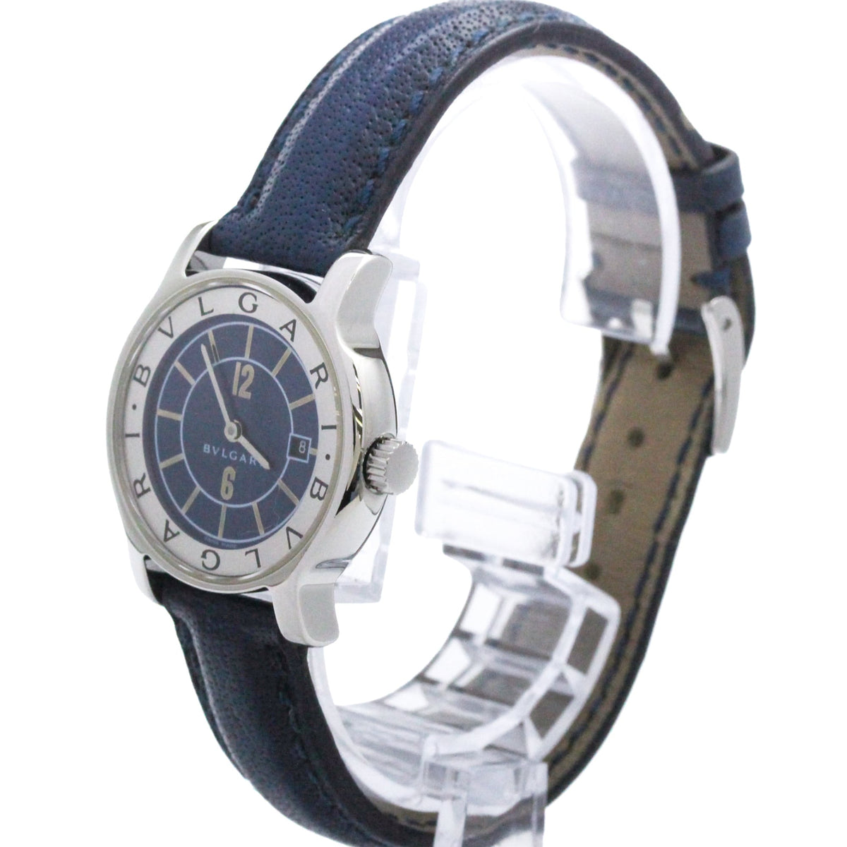 Bvlgari Solotempo Quartz Stainless Steel and Leather 29