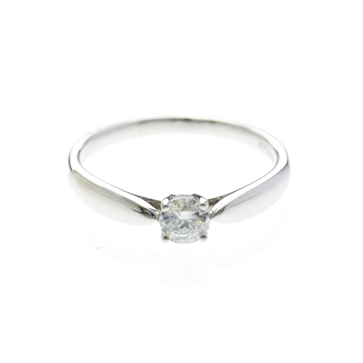 Tiffany & Co. Harmony Solitaire Platinum with RBC Diamond I/VS1 .24CT