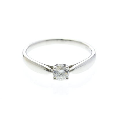 Tiffany & Co. Harmony Solitaire Platinum with RBC Diamond I/VS1 .24CT
