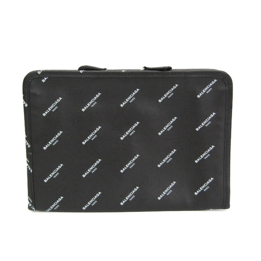 Balenciaga Logo Bazar Leather Product Image