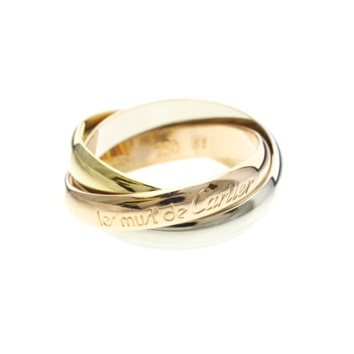 Cartier Trinity 18K Tricolor Gold Medium