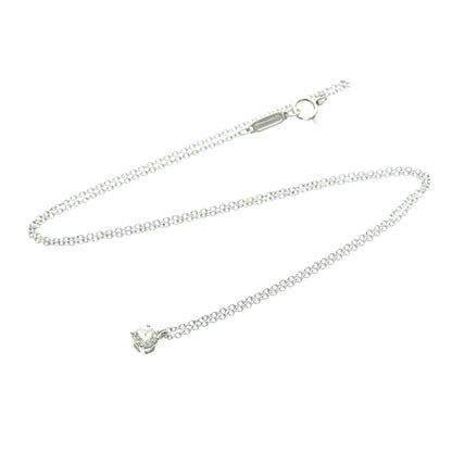 Tiffany & Co. Solitaire Pendant Platinum with Emerald Cut Diamond Product Image