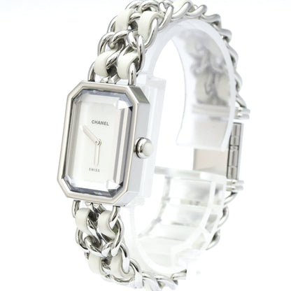 Chanel Premiere Rock Quartz Stainless Steel and Leather with Mother of Pearl 20