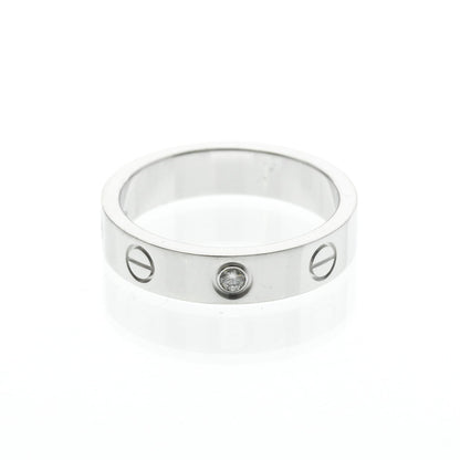 Cartier Love Wedding Band 1 Diamond 18K White Gold with Diamond Product Image