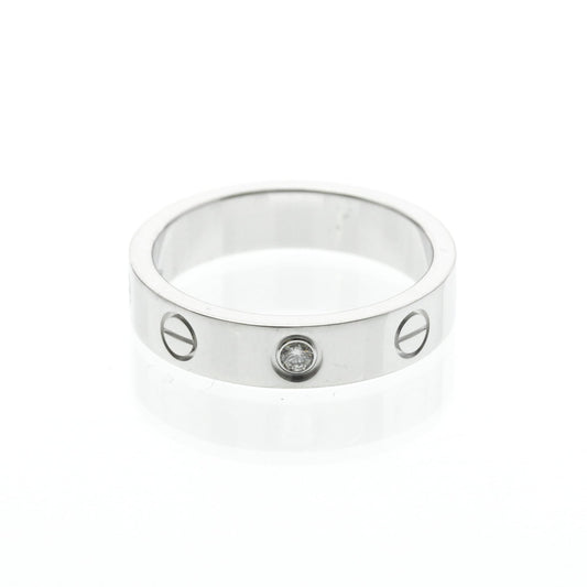 Cartier Love Wedding Band 1 Diamond 18K White Gold with Diamond Product Image