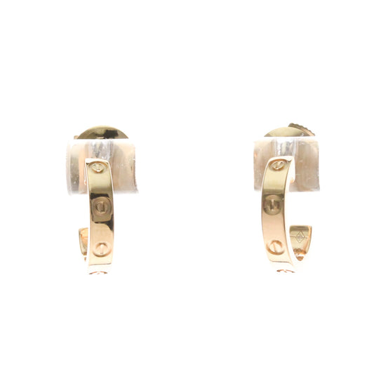 Cartier Love Hoop 18K Rose Gold Small