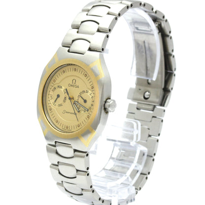 Omega Seamaster Polaris Day-Date Quartz Stainless Steel with Plated Metal 31