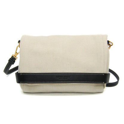 Bottega Veneta Fold Over Canvas with Leather Product Image