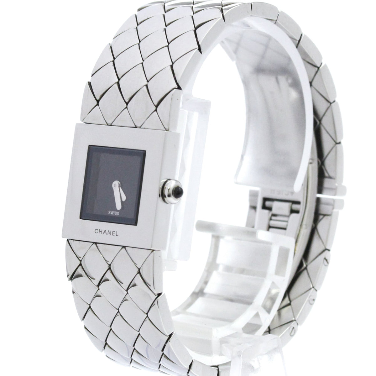 Chanel Matelasse Quartz Stainless Steel 19