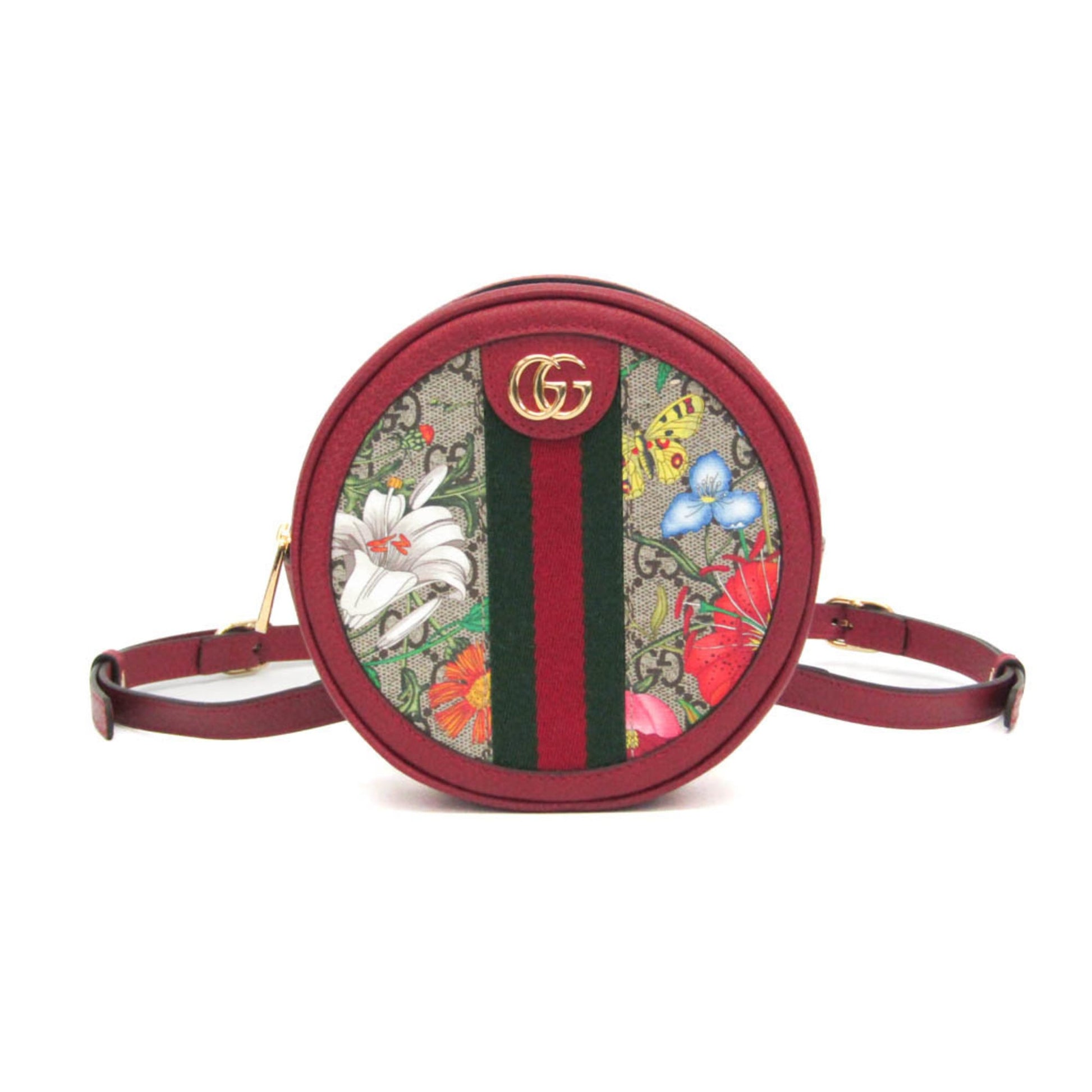 Sac à dos Gucci Ophidia Round Backpack Mini toile multicolore — Occasion