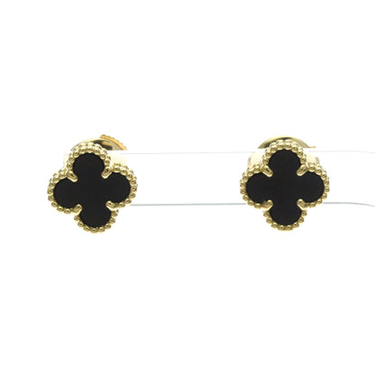 Van Cleef & Arpels Sweet Alhambra Stud 18K Yellow Gold and Onyx Product Image