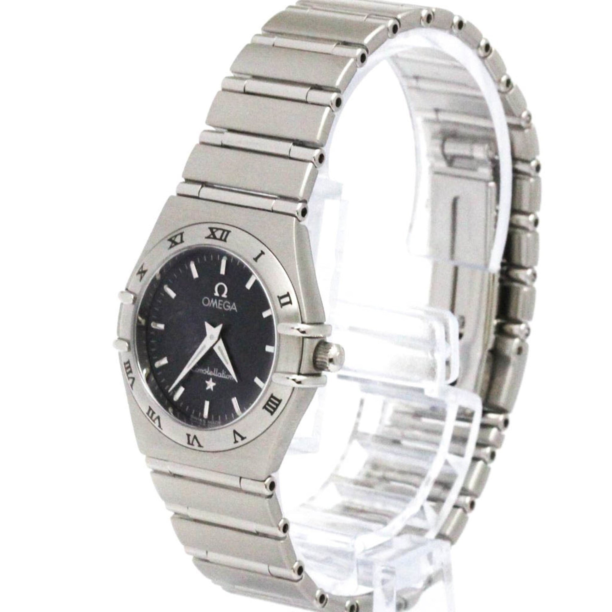 Omega Constellation Quartz Watch Stainless Steel 25