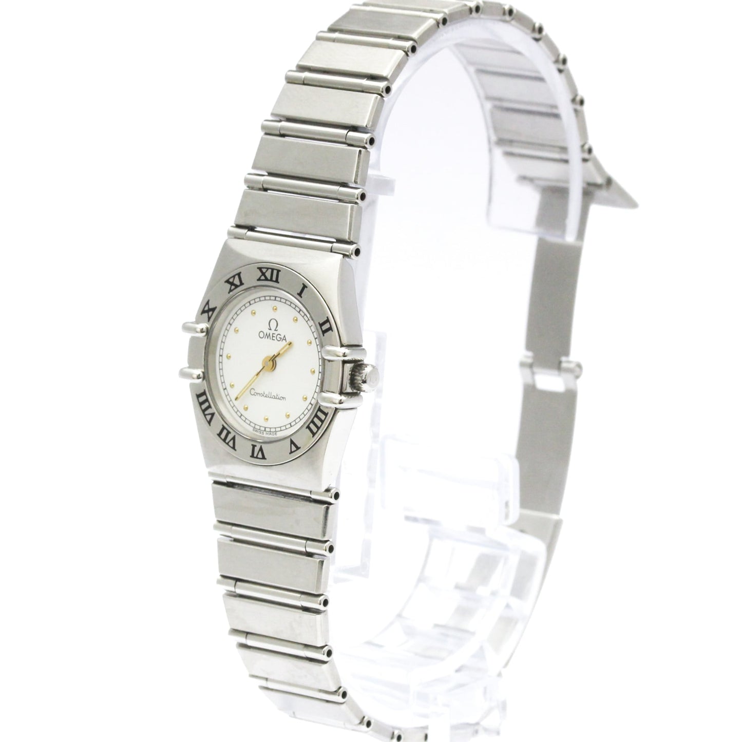 Omega Constellation Quartz Watch Stainless Steel 22