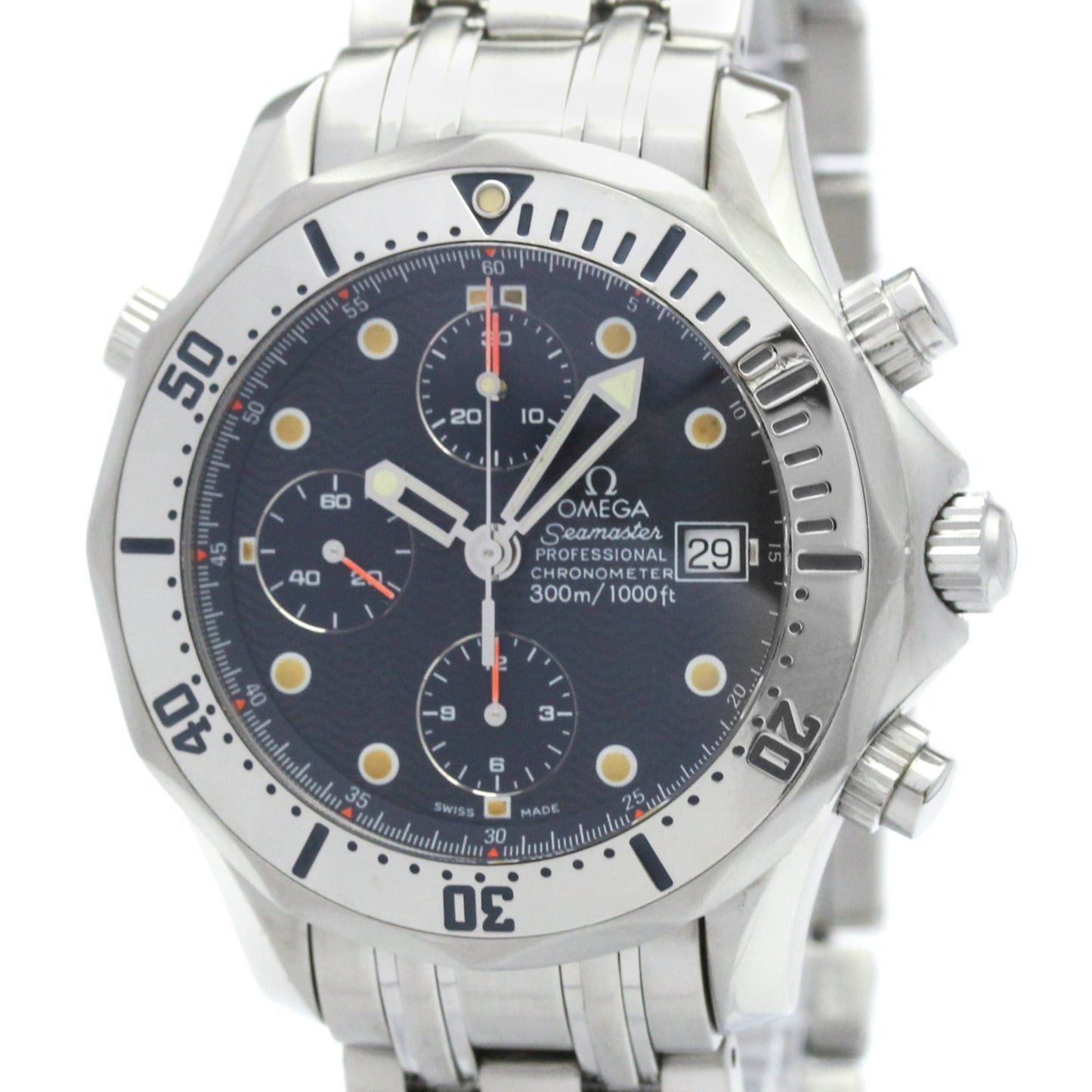 Omega Seamaster Diver 300M Chronometer Chronograph Automatic Stainless Steel 42