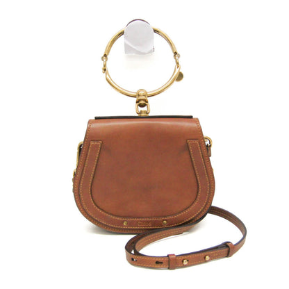 Chloe Nile Studded Suede and Leather Small
