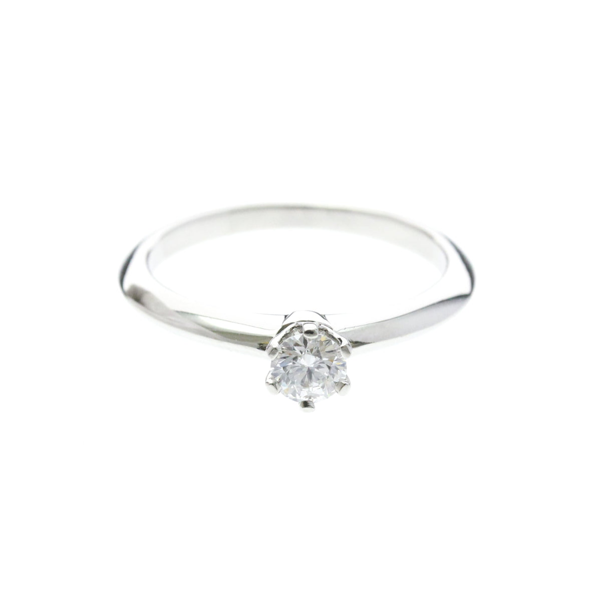 Tiffany & Co. Tiffany Setting Solitaire Platinum with RBC Diamond G/VVS2 Product Image