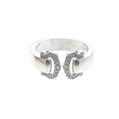 Cartier Vintage C de Cartier 18K White Gold with Diamonds Product Image