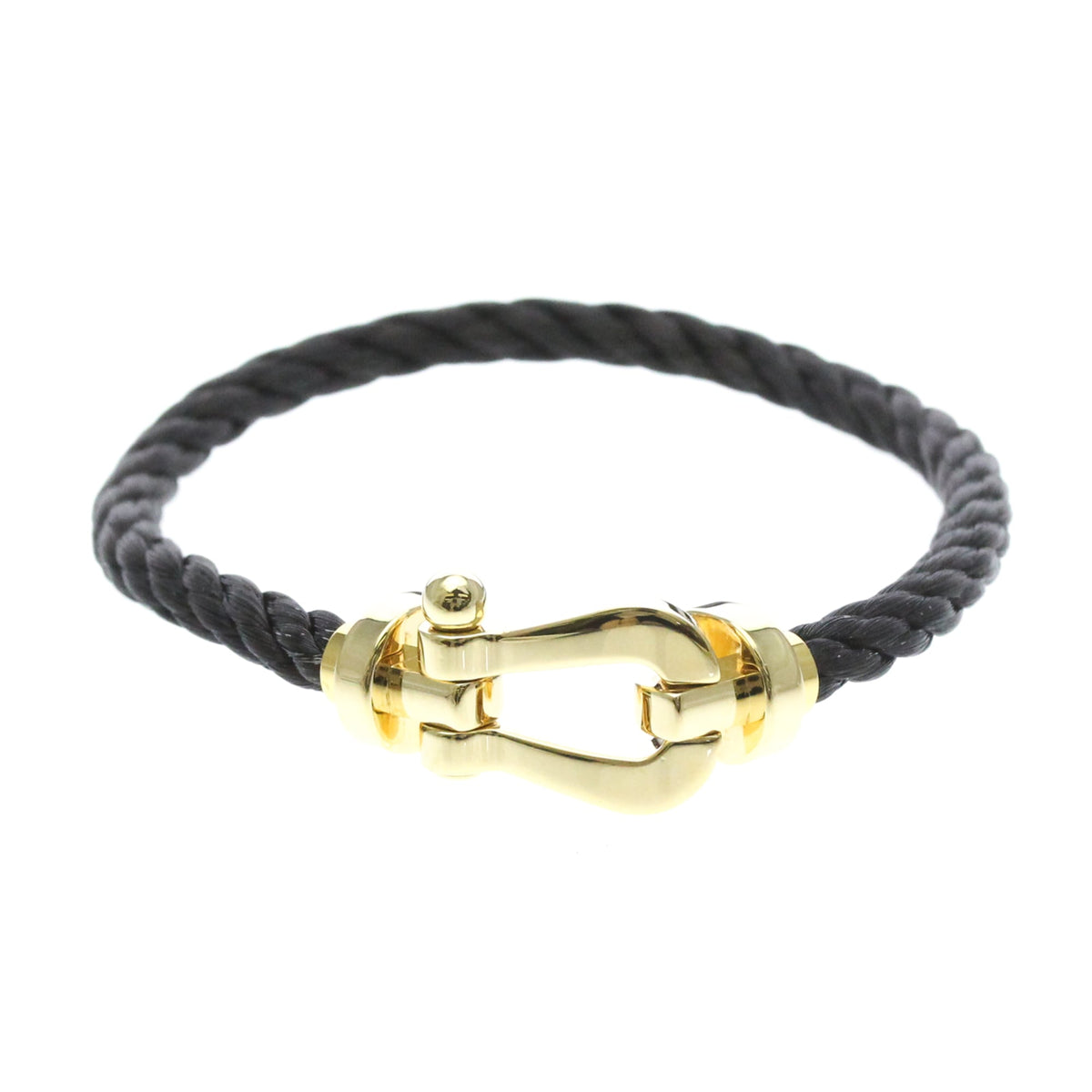Fred Paris Force 10 Interchangeable Woven Cord and 18K Rose Gold with Diamonds Large