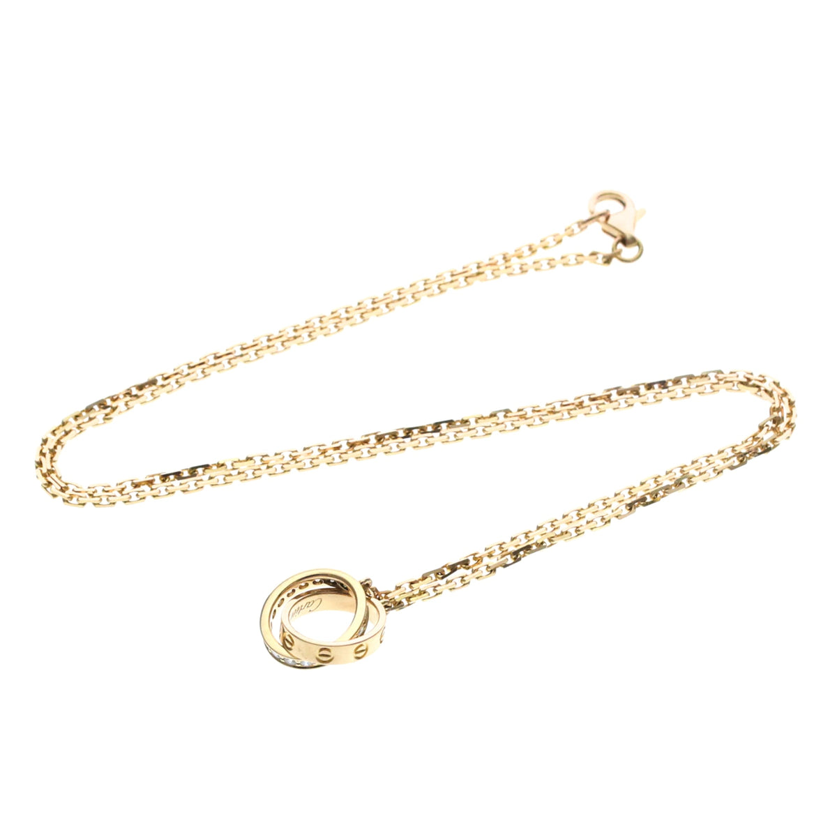 Cartier Love Interlocking 18K Rose Gold with Diamonds Product Image