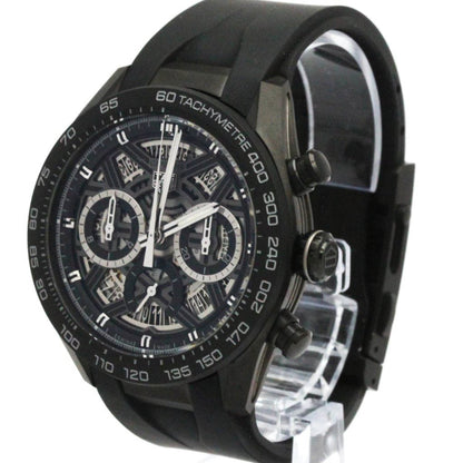 Tag Heuer Carrera Calibre Heuer 02 Skeleton Chronograph Automatic Titanium and Rubber 44