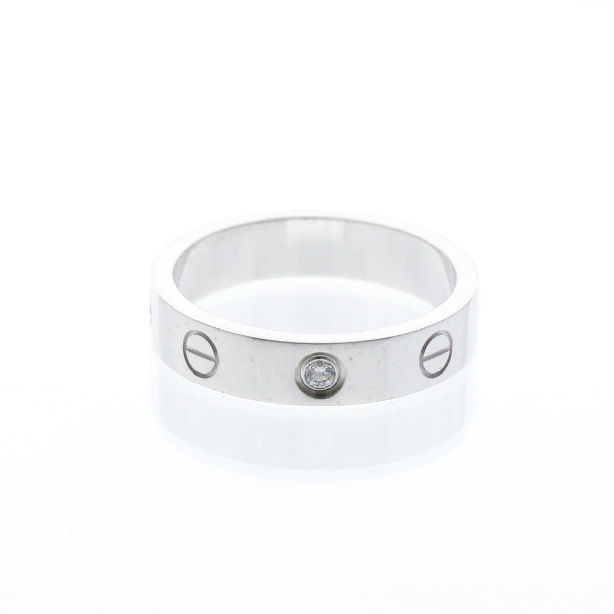 Cartier Love 1 Diamond Band White Gold and Diamond Product Image