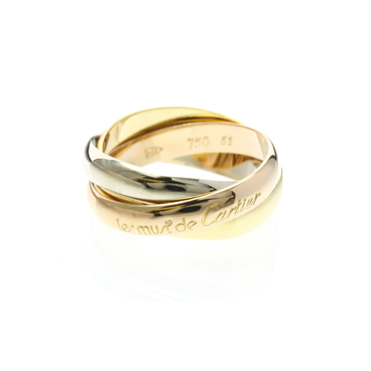 Cartier Trinity 18K Tricolor Gold Medium