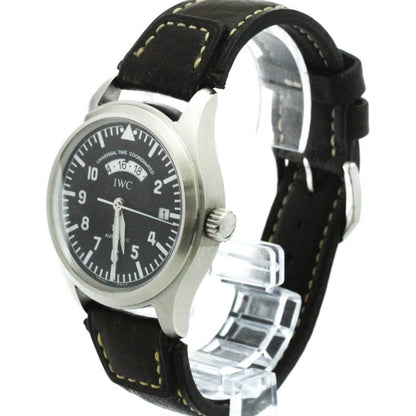 IWC Schaffhausen Pilot Spitfire Chronograph Automatic Stainless Steel and Leather 39