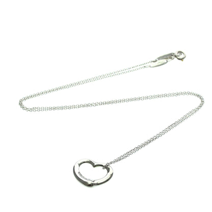 Tiffany & Co. Elsa Peretti Open Heart 5 Diamonds Pendant Platinum and Diamonds Product Image