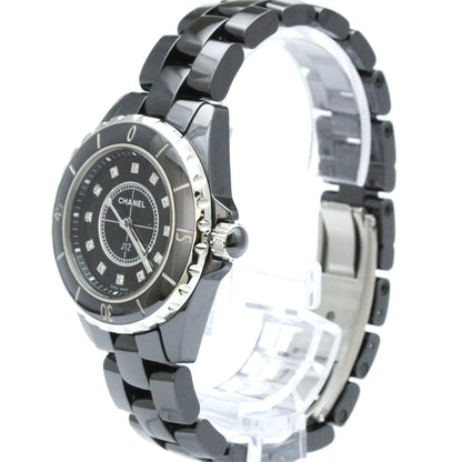 Chanel J12 Quartz Ceramic and Stainless Steel with Diamond Markers 33