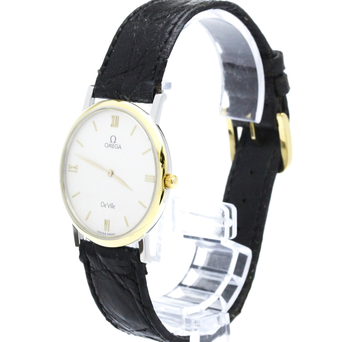 Omega Omega De Ville gold Bracelet en cuir Product Image