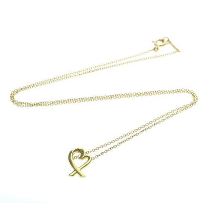 Tiffany & Co. Paloma Picasso Loving Heart Pendant 18K Yellow Gold Small