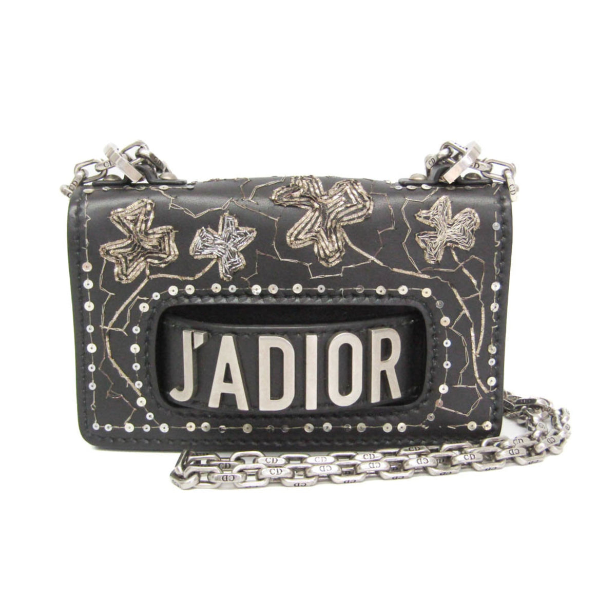 Christian Dior J'Adior Flap Embellished Leather Mini