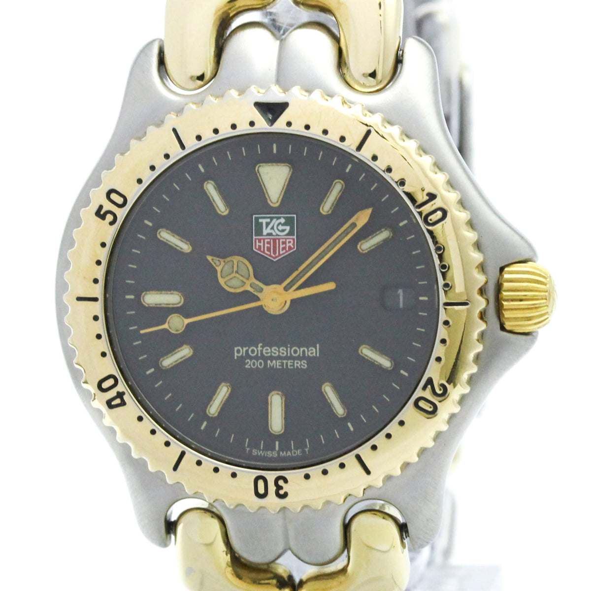 Tag Heuer Sel Professional 200M Quartz Stainless Steel and Gold Plated 34