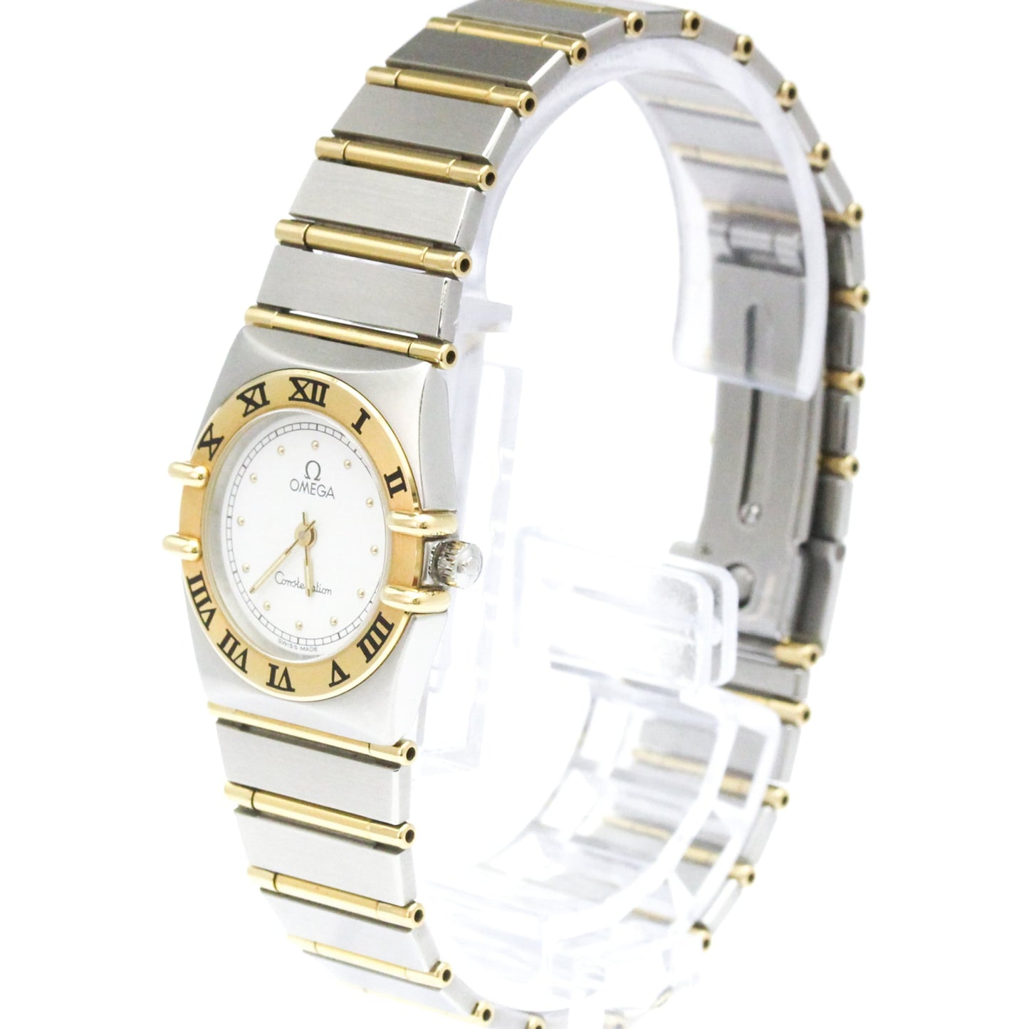 Omega Constellation Quartz Stainless Steel and Yellow Gold 22