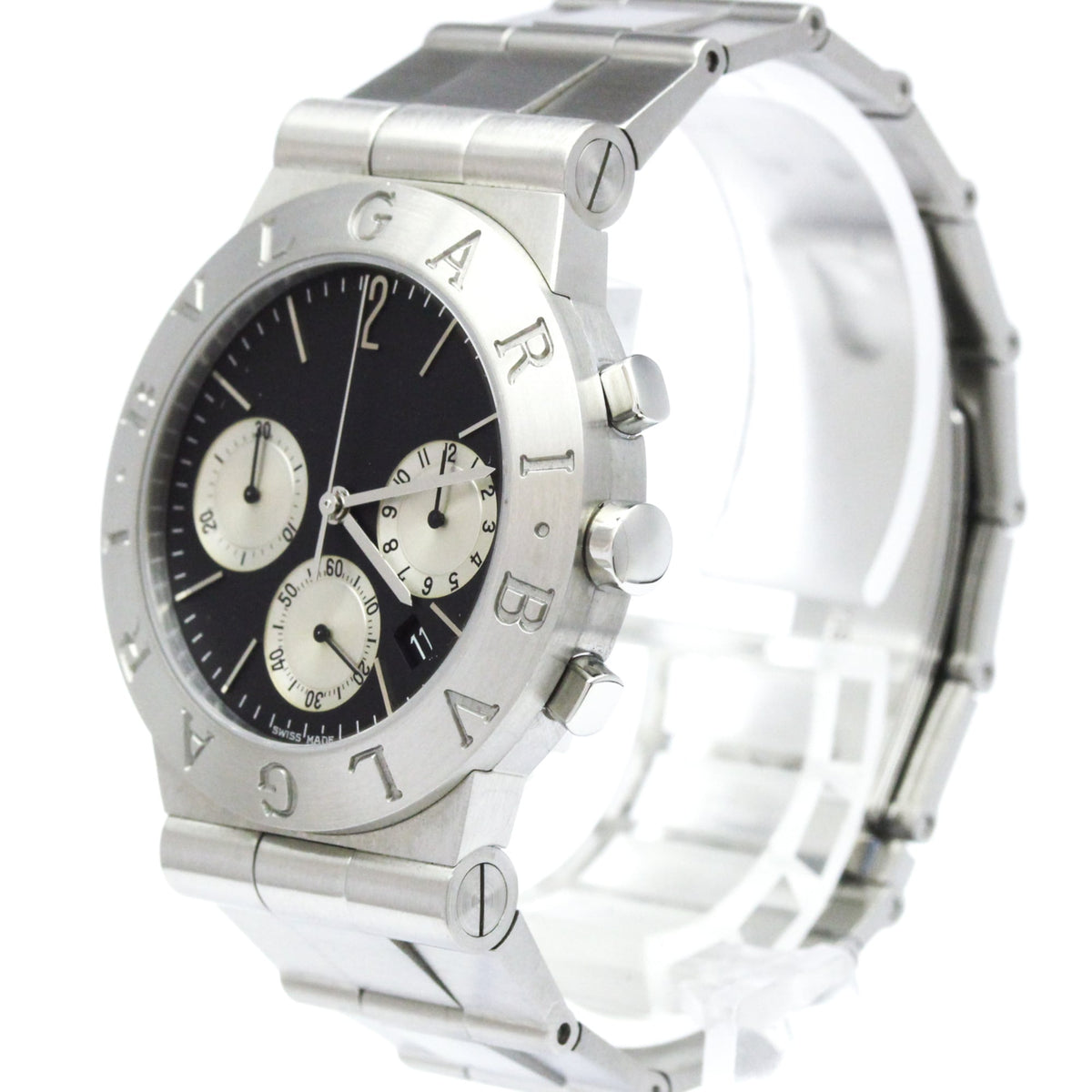 Bvlgari Diagono Chronograph Quartz Stainless Steel 35