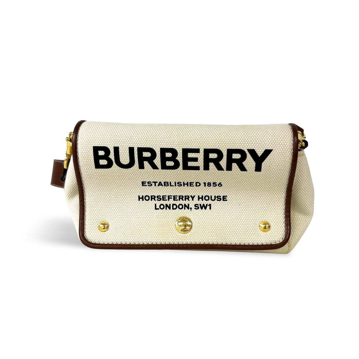 Burberry Horseferry Bum Printed Canvas mini