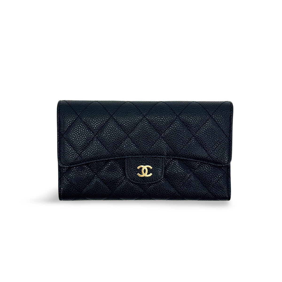 Chanel Timeless Long Wallet Lambskin Medium