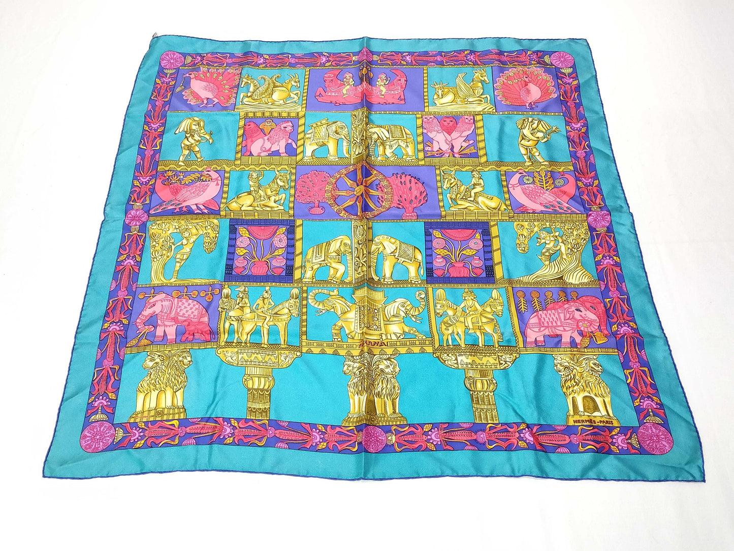 Hermes Carré 90 Silk multicolor 90 x 90