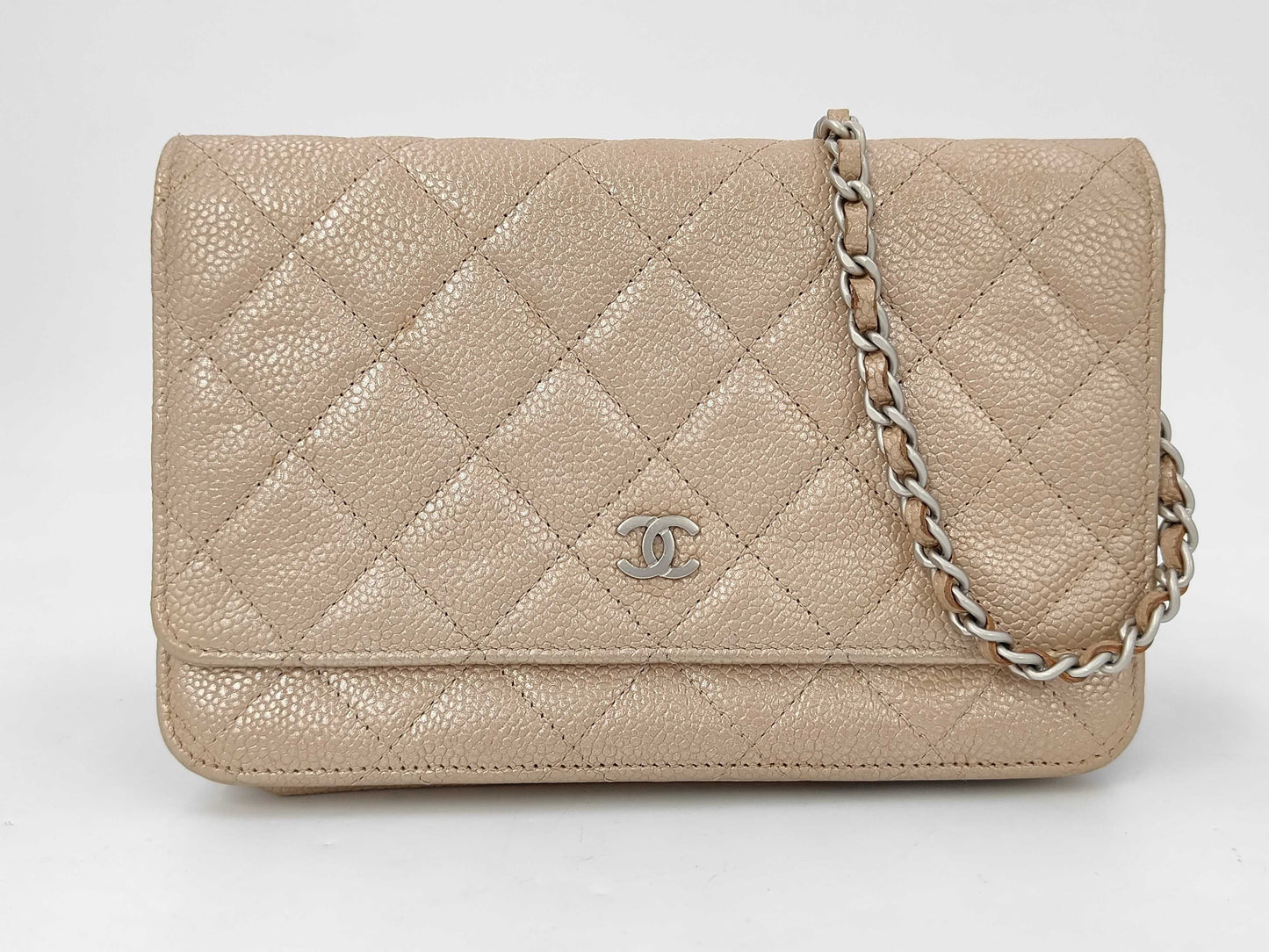Chanel Wallet on Chain Quilted Iridescent Caviar Product Image