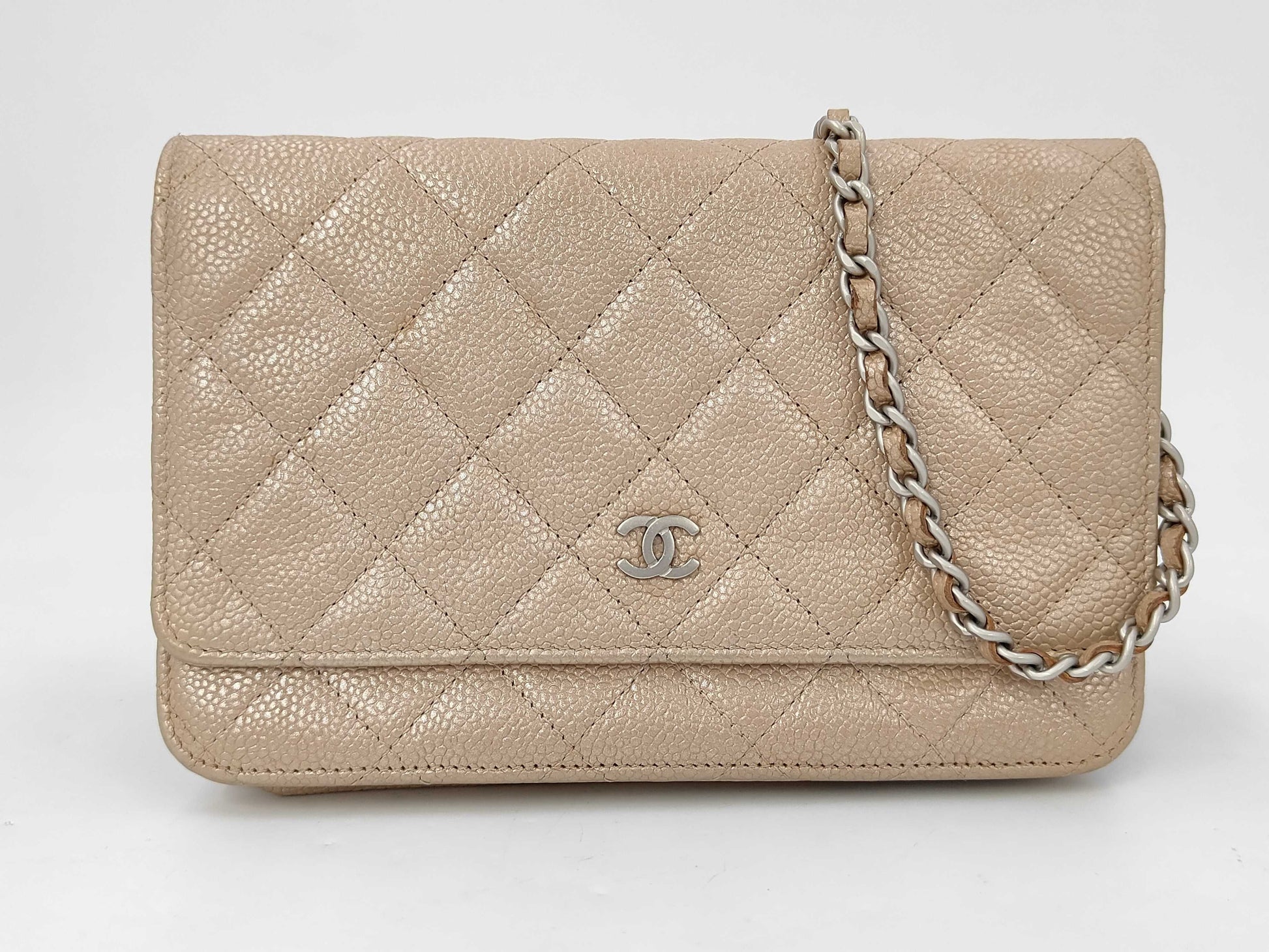 Chanel Wallet on Chain Quilted Iridescent Caviar Product Image