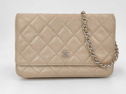Chanel Wallet on Chain Quilted Iridescent Caviar Product Image