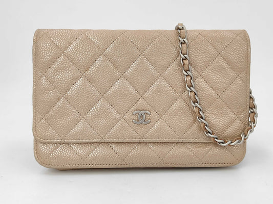 Chanel Wallet on Chain Quilted Iridescent Caviar Product Image