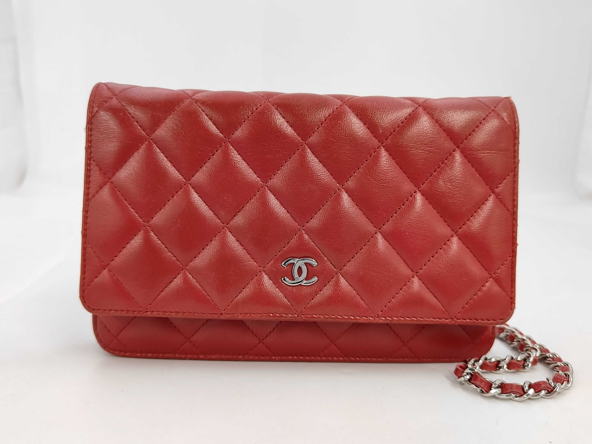 Chanel Timeless CC Wallet on Chain Quilted Goatskin Product Image