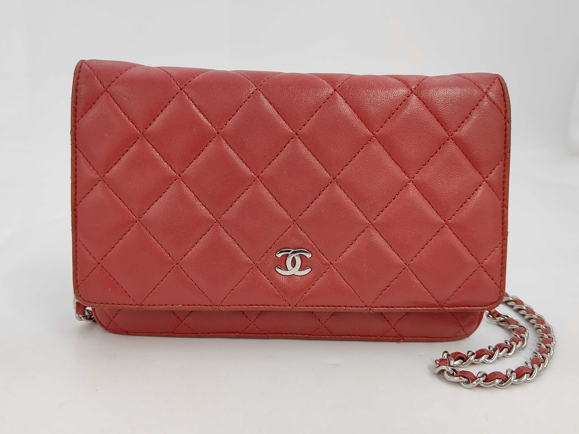 Chanel Timeless CC Wallet on Chain Quilted Goatskin Product Image