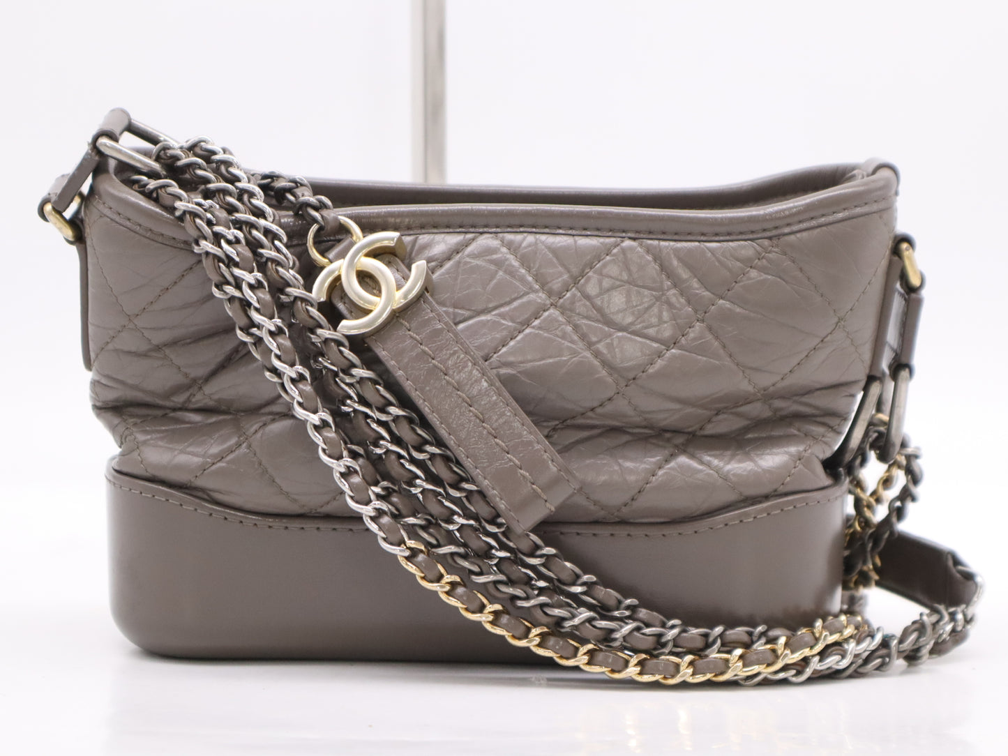 Chanel Gabrielle Hobo Quilted Aged Calfskin Small